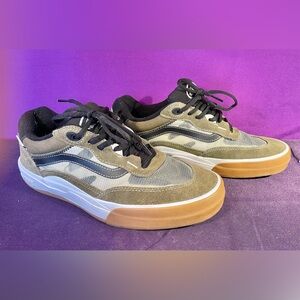 VANS Wayvee Dark Olive Camo Sneakers Skate Shoes Mens Size 10